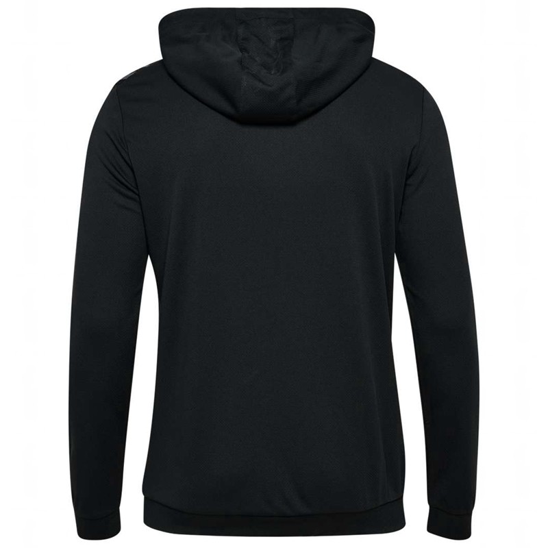 Hummel Authentic Pl Zip Hoodie Herr Svarta | 149042-042