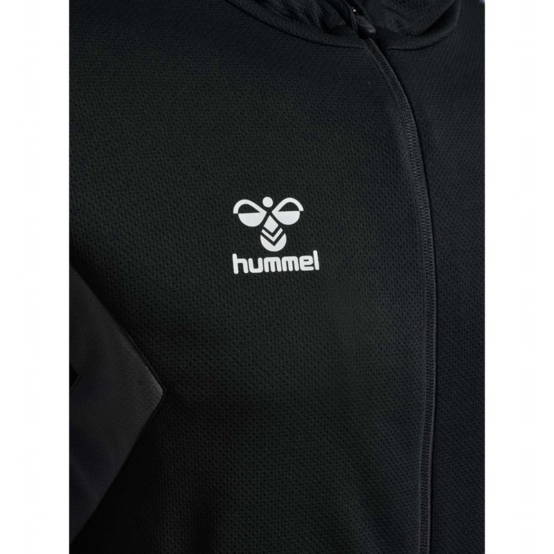 Hummel Authentic Pl Zip Hoodie Herr Svarta | 149042-042