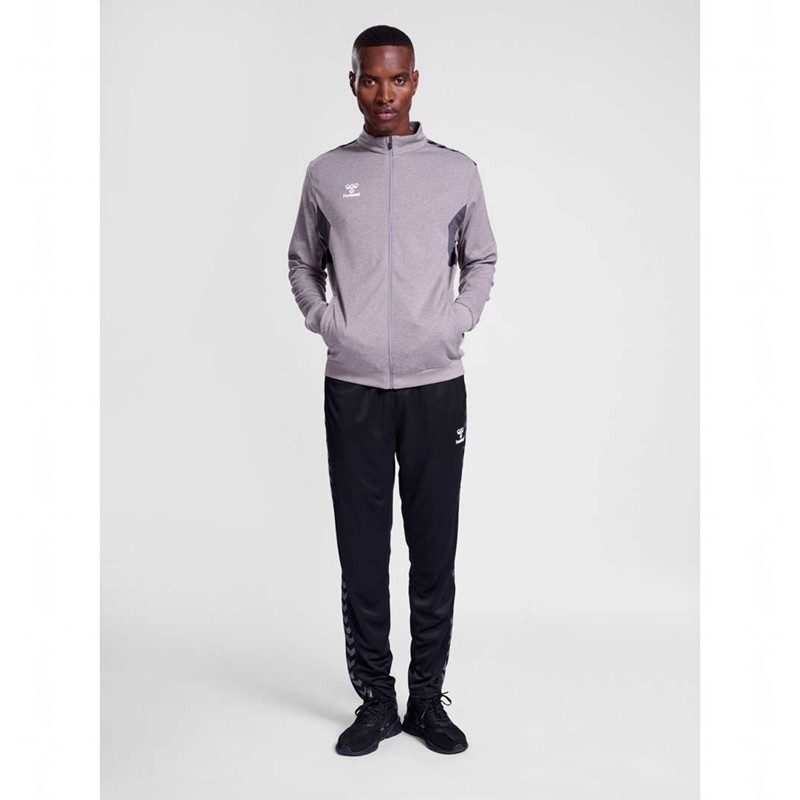 Hummel Authentic Pl Zip Jackor Herr Grå | 493858-446
