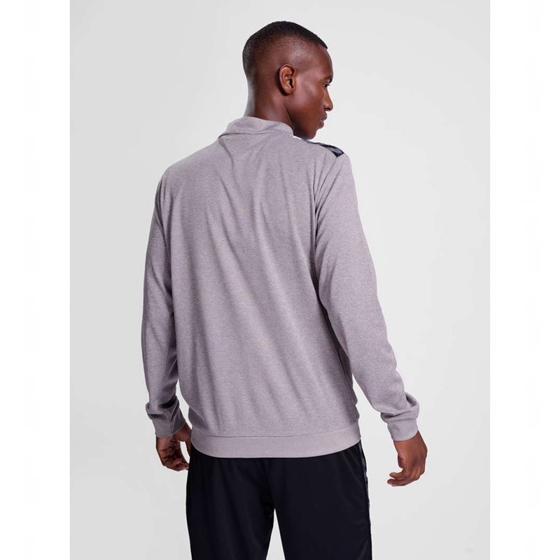 Hummel Authentic Pl Zip Jackor Herr Grå | 493858-446