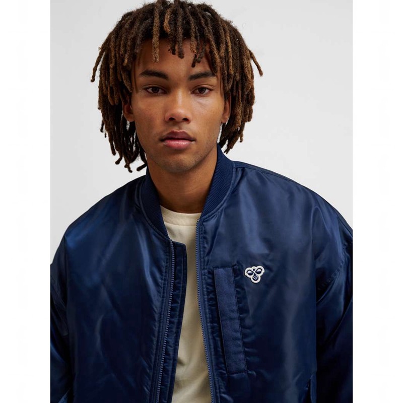 Hummel Baseball Bee Hoodie Herr Marinblå | 442982-046