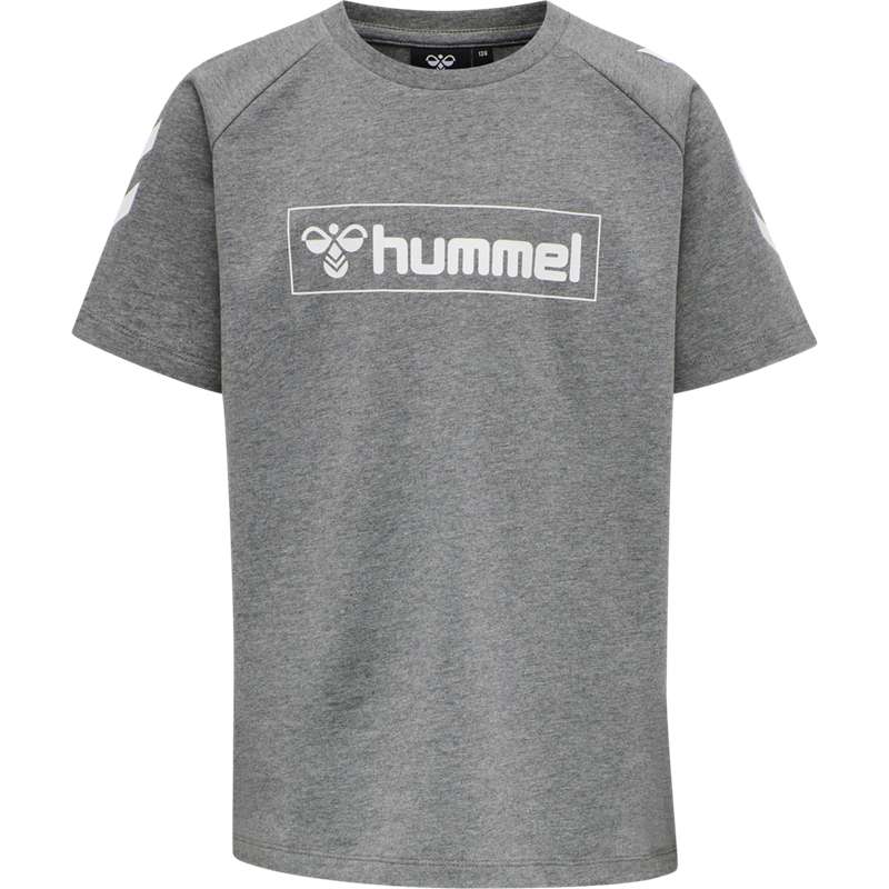 Hummel Box S/S T-shirt Barn Grå | 472609-338