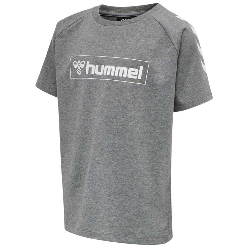 Hummel Box S/S T-shirt Barn Grå | 472609-338