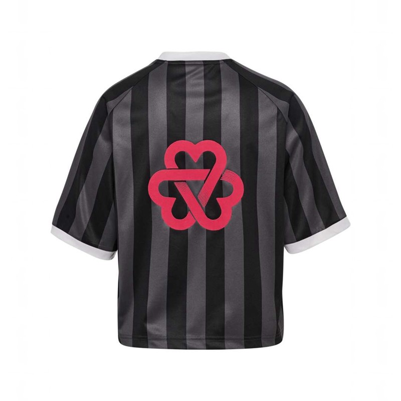 Hummel Boxy Bee Mine Shirt S/S Shorts Dam Svarta | 830931-877