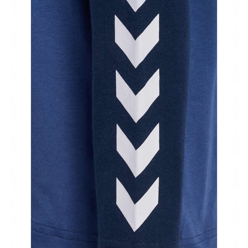 Hummel Boys L/S T-shirt Barn Blå | 469931-845