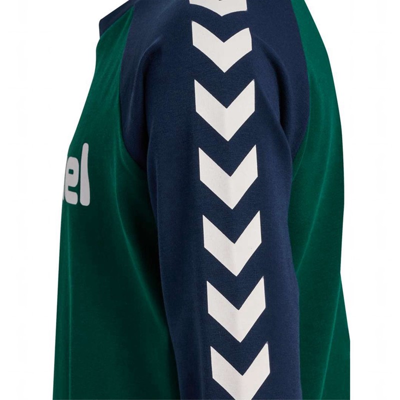 Hummel Boys L/S T-shirt Barn Gröna | 878079-345