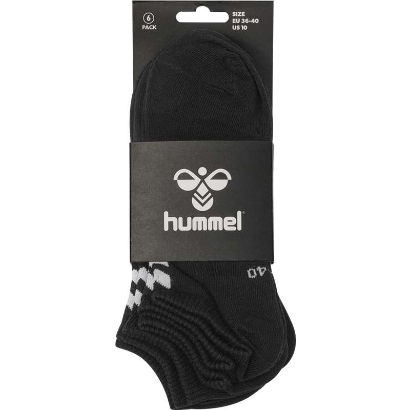Hummel Chevron 6-pack Ankle Strumpor Dam Svarta | 178695-341