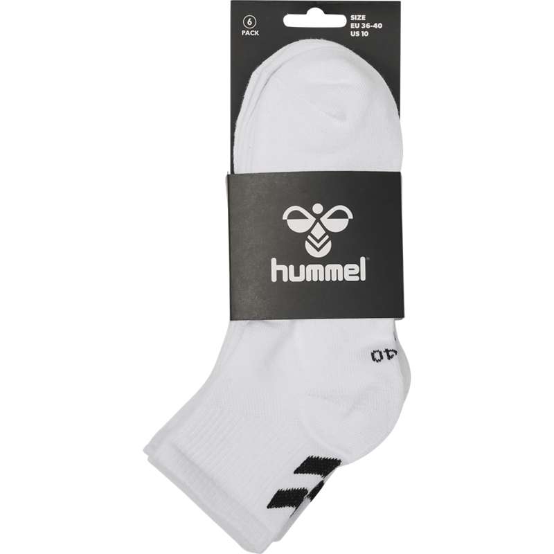 Hummel Chevron 6-pack Mid Cuts Strumpor Herr Vita | 635797-705