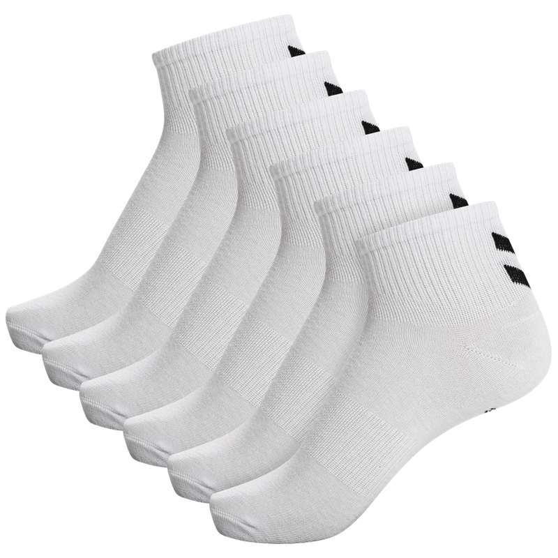 Hummel Chevron 6-pack Mid Cuts Strumpor Herr Vita | 635797-705