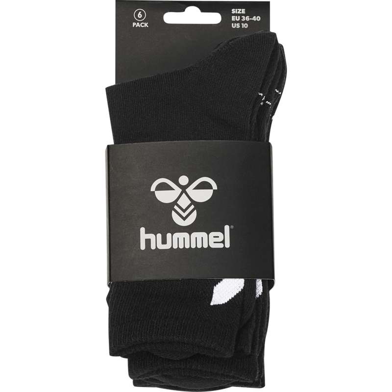 Hummel Chevron 6-pack Strumpor Dam Svarta | 227076-492