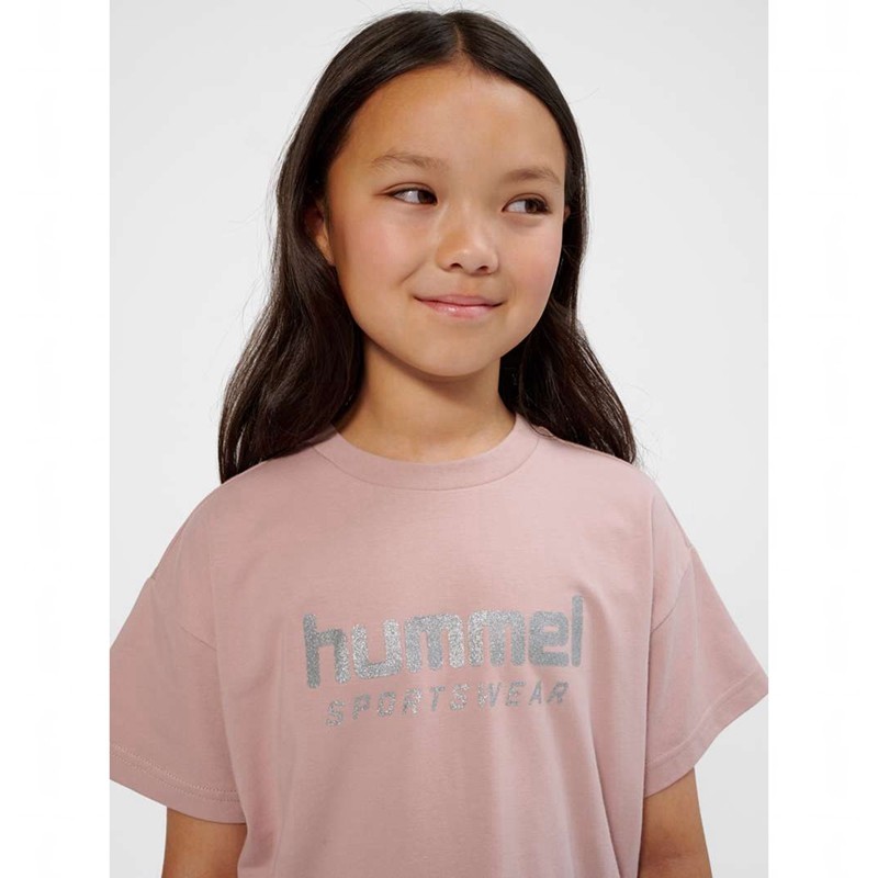Hummel Chilli S/S T-shirt Barn Rosa | 535398-503
