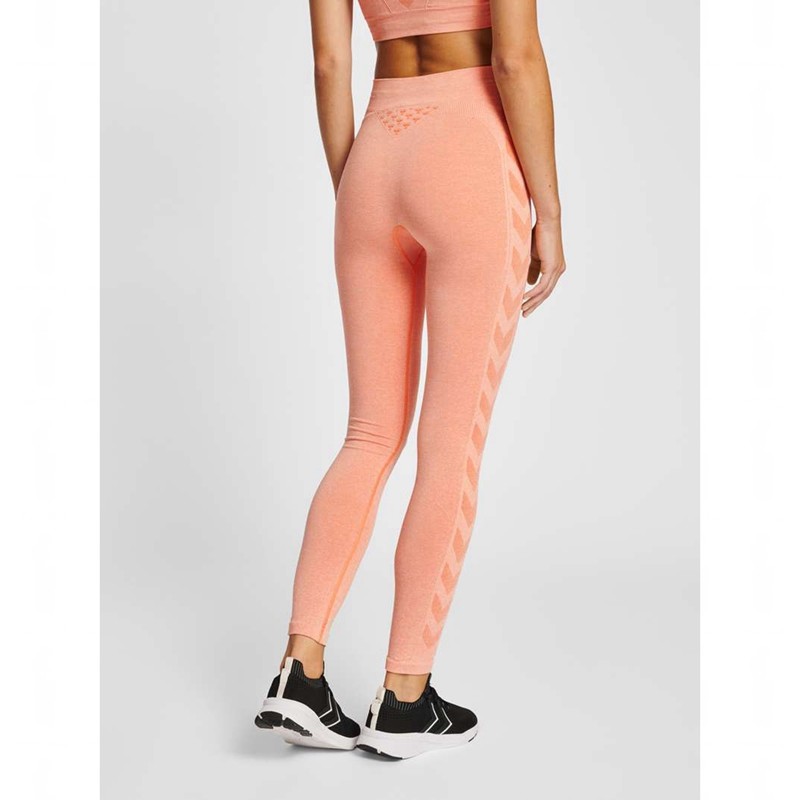 Hummel Ci Seamless Mid Waist Shorts Dam Korall | 190182-228