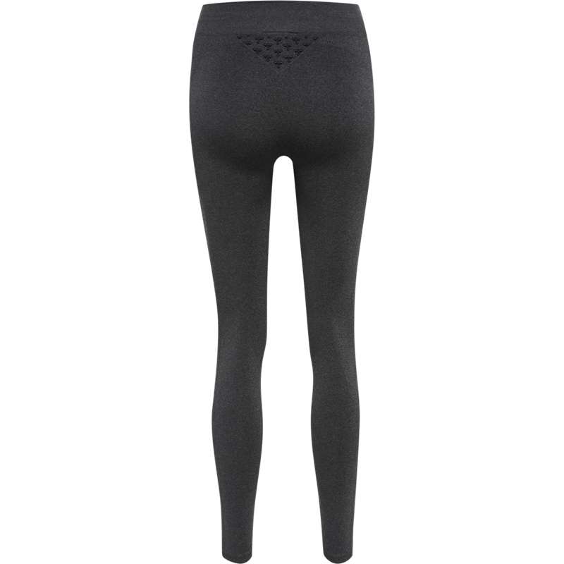 Hummel Ci Seamless Mid Waist Strumpbyxor Dam Svarta | 284634-624