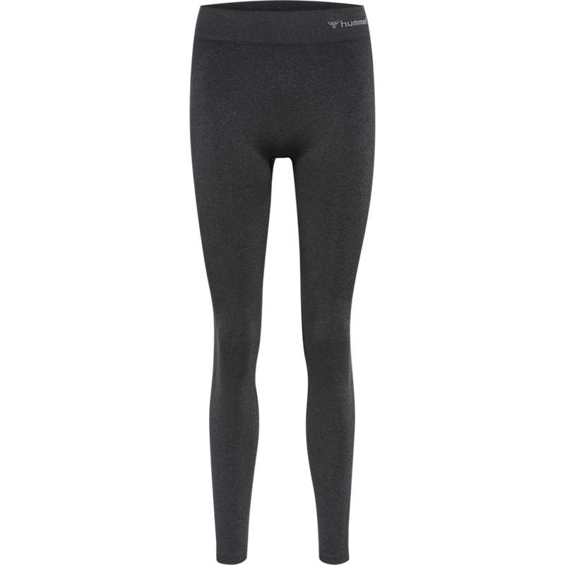 Hummel Ci Seamless Mid Waist Strumpbyxor Dam Svarta | 284634-624