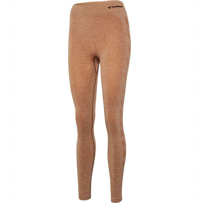Hummel Ci Seamless Mid Waist T-shirt Dam Bruna | 228215-550