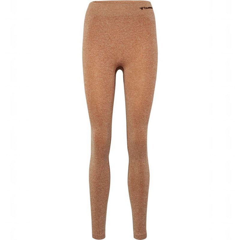 Hummel Ci Seamless Mid Waist T-shirt Dam Bruna | 228215-550