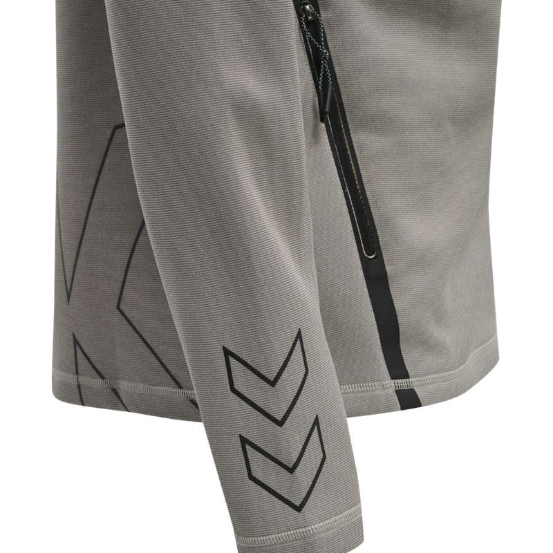 Hummel Cima Xk Zip T-shirt Herr Grå | 049344-171