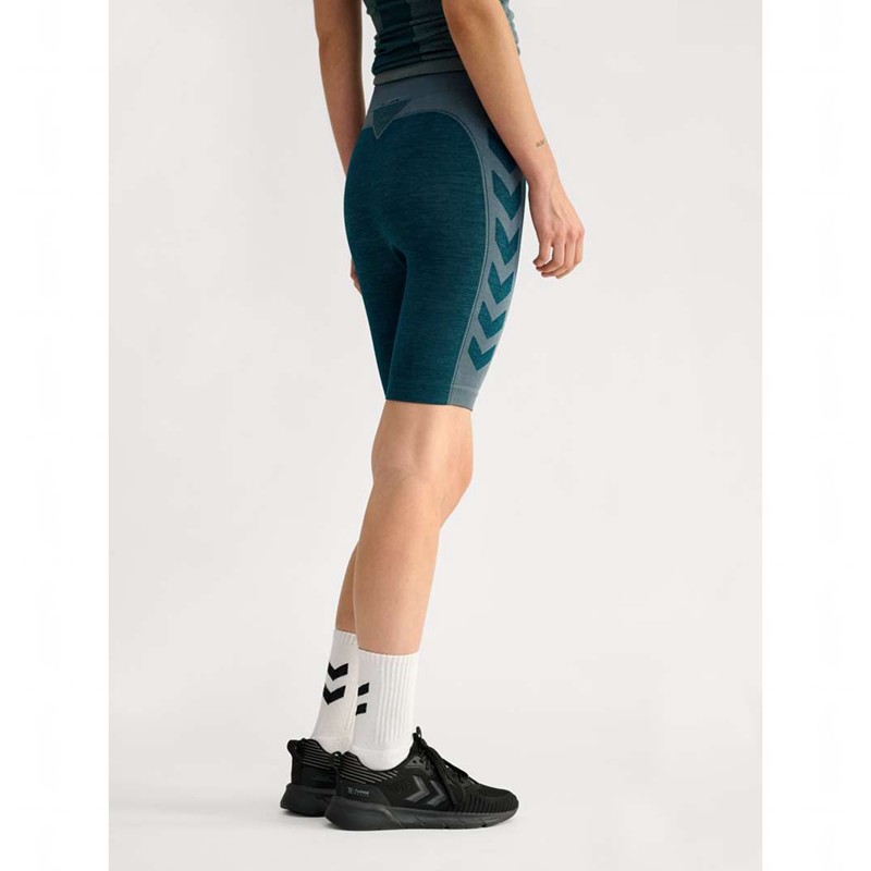 Hummel Clea Seamless Cycling Shorts Dam Blå | 862192-565