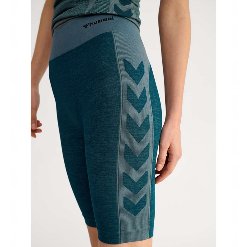 Hummel Clea Seamless Cycling Shorts Dam Blå | 862192-565