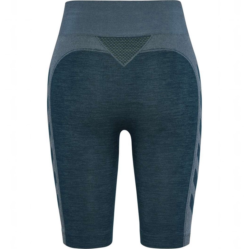 Hummel Clea Seamless Cycling Shorts Dam Blå | 862192-565