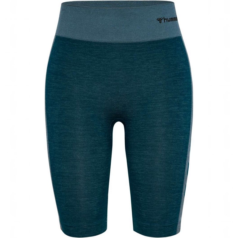 Hummel Clea Seamless Cycling Shorts Dam Blå | 862192-565