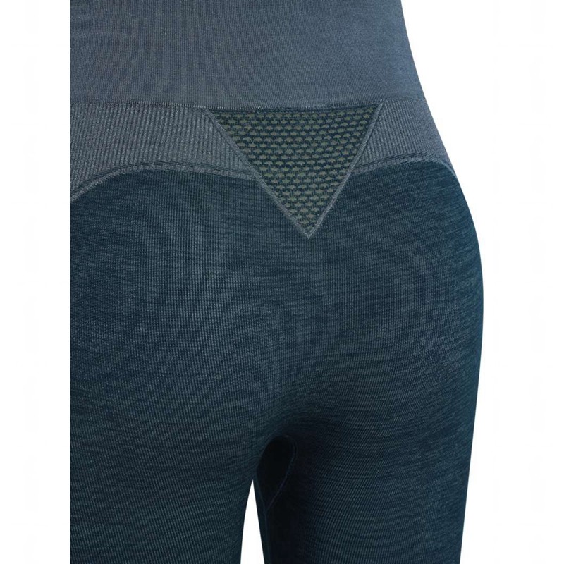 Hummel Clea Seamless Mid Waist Strumpbyxor Dam Blå | 932816-457