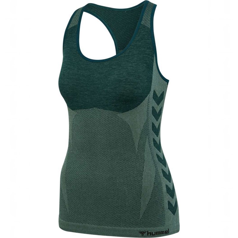 Hummel Clea Seamless Shorts Dam Gröna | 794960-426