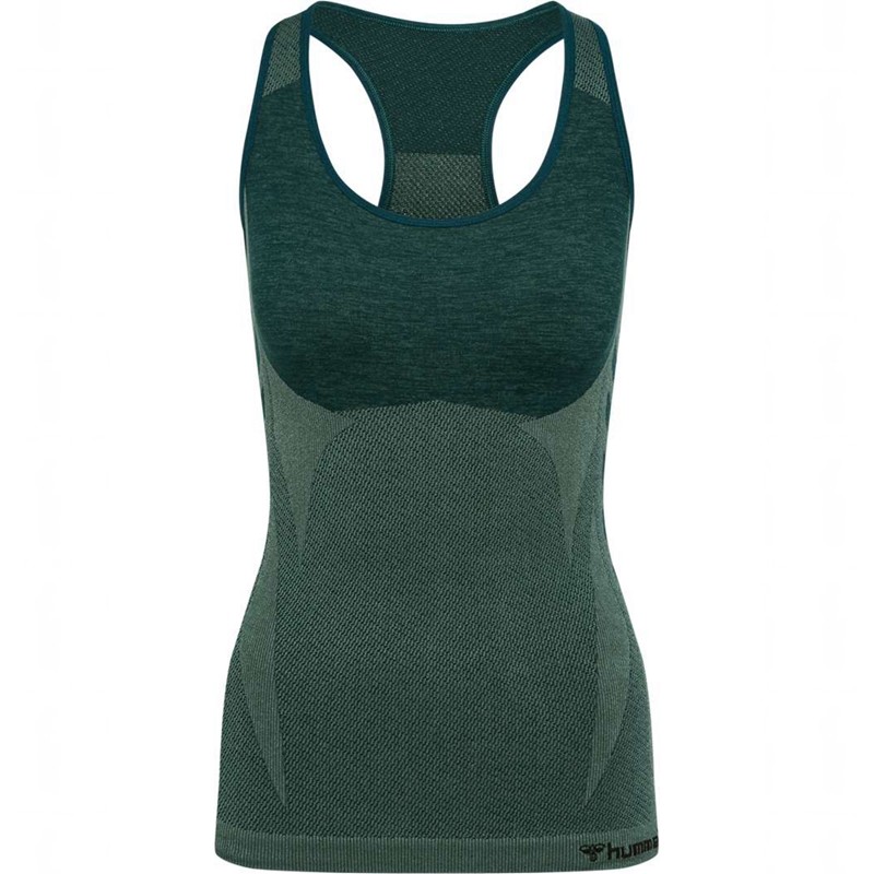 Hummel Clea Seamless Shorts Dam Gröna | 794960-426
