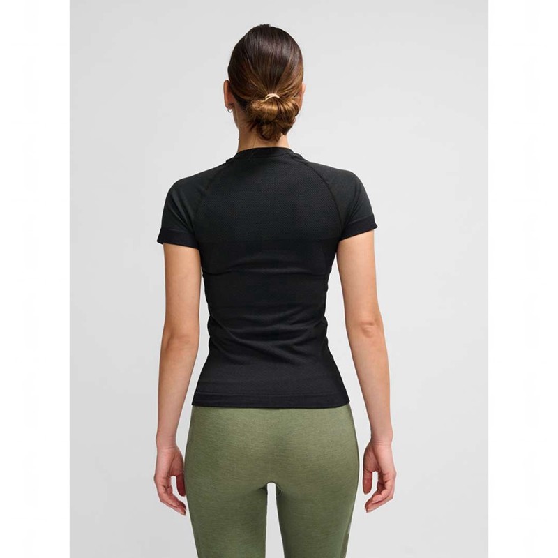 Hummel Clea Seamless Tight Hoodie Dam Svarta | 837165-430