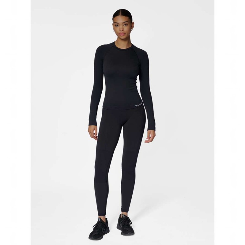 Hummel Clea Seamless Tight L/S Jackor Dam Svarta | 340232-514