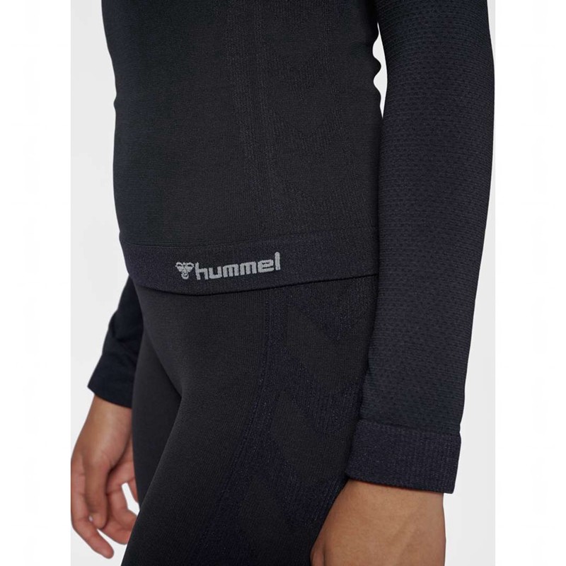 Hummel Clea Seamless Tight L/S Jackor Dam Svarta | 340232-514