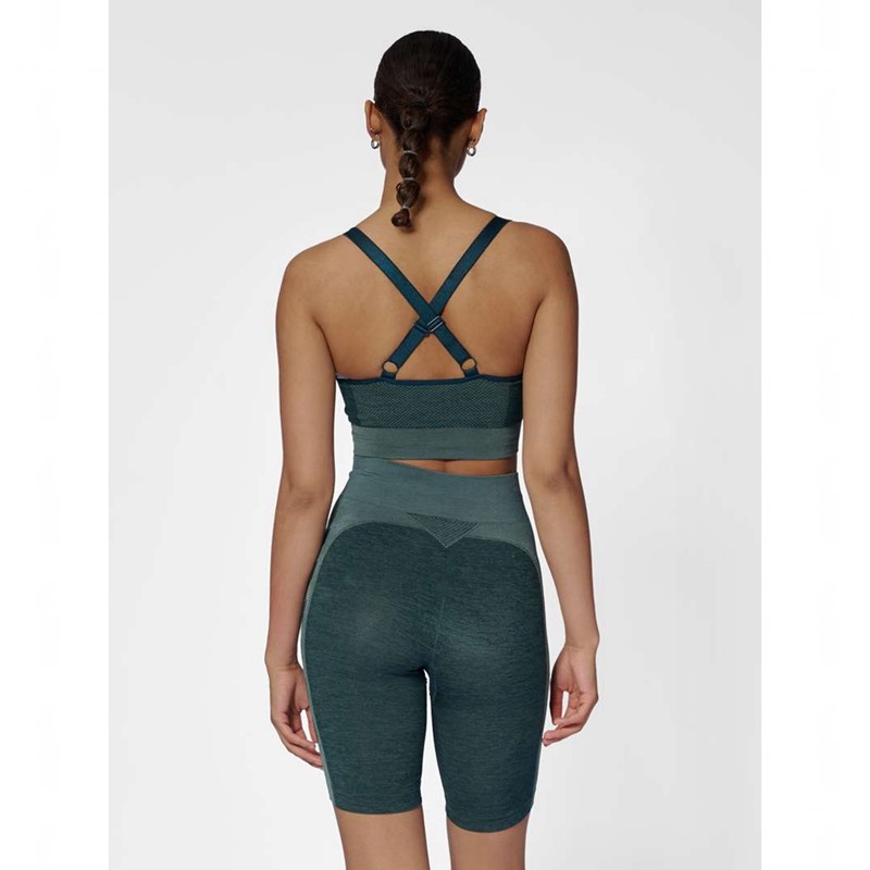 Hummel Clea Seamless Top Sport BH Dam Gröna | 985021-067