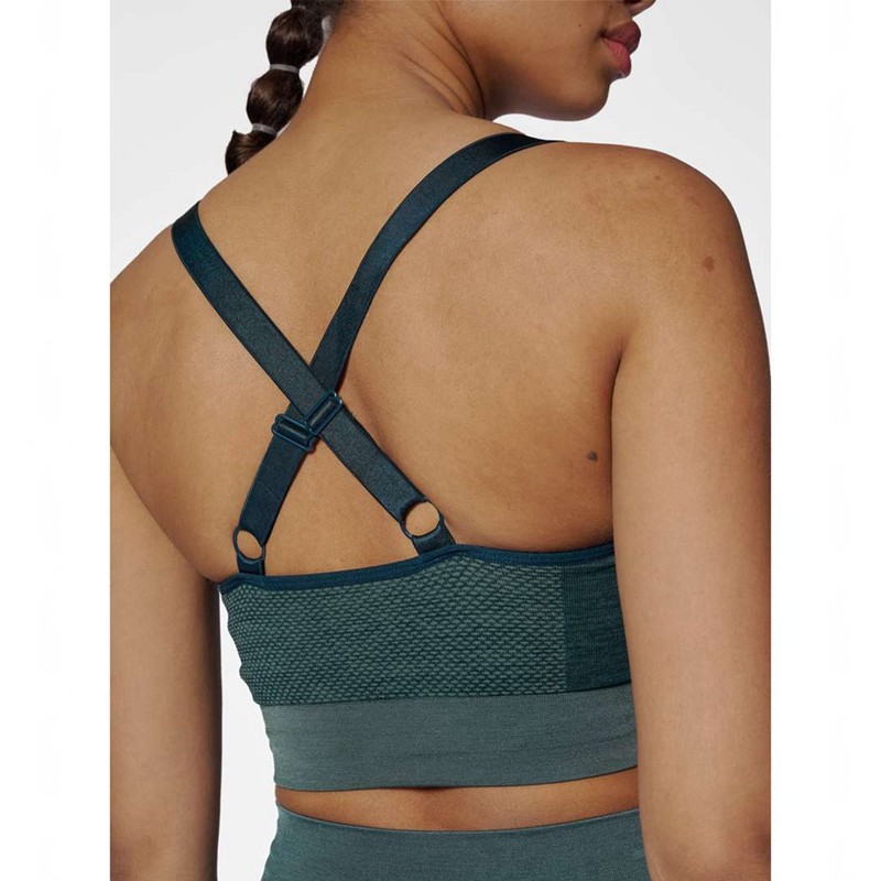 Hummel Clea Seamless Top Sport BH Dam Gröna | 985021-067