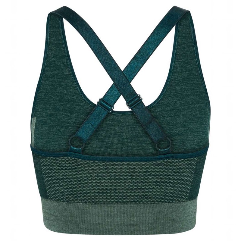 Hummel Clea Seamless Top Sport BH Dam Gröna | 985021-067