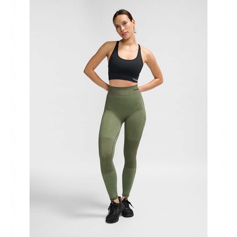 Hummel Clea Seamless Top Sport BH Dam Svarta | 067178-384