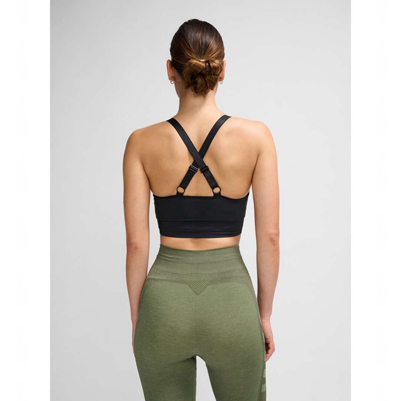 Hummel Clea Seamless Top Sport BH Dam Svarta | 067178-384