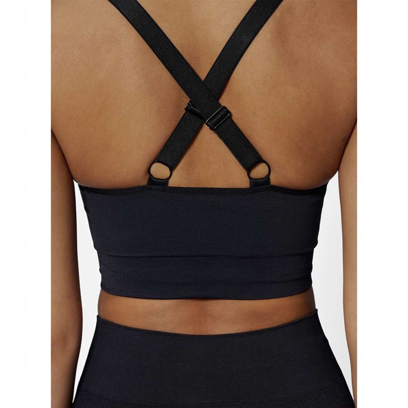 Hummel Clea Seamless Top Sport BH Dam Svarta | 067178-384