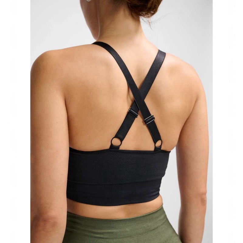Hummel Clea Seamless Top Sport BH Dam Svarta | 067178-384