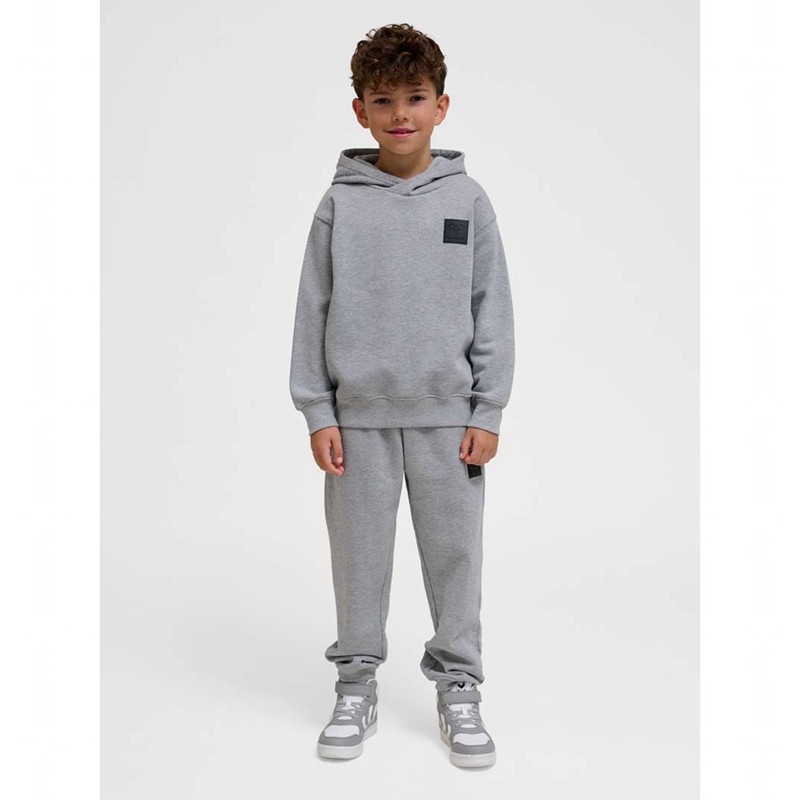 Hummel Clean Hoodie Barn Grå | 946551-118