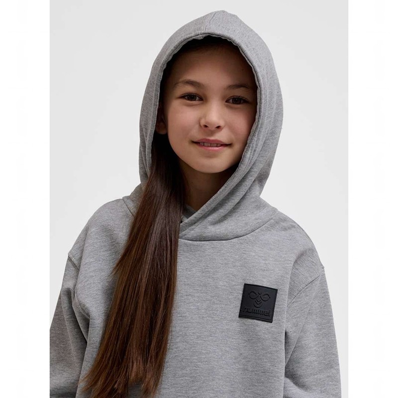 Hummel Clean Hoodie Barn Grå | 946551-118