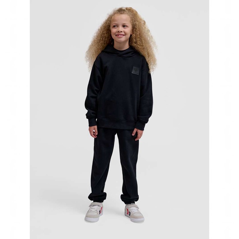 Hummel Clean Hoodie Barn Svarta | 185243-495