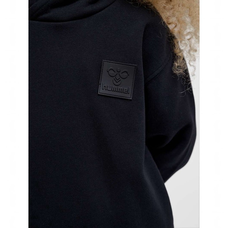 Hummel Clean Hoodie Barn Svarta | 185243-495