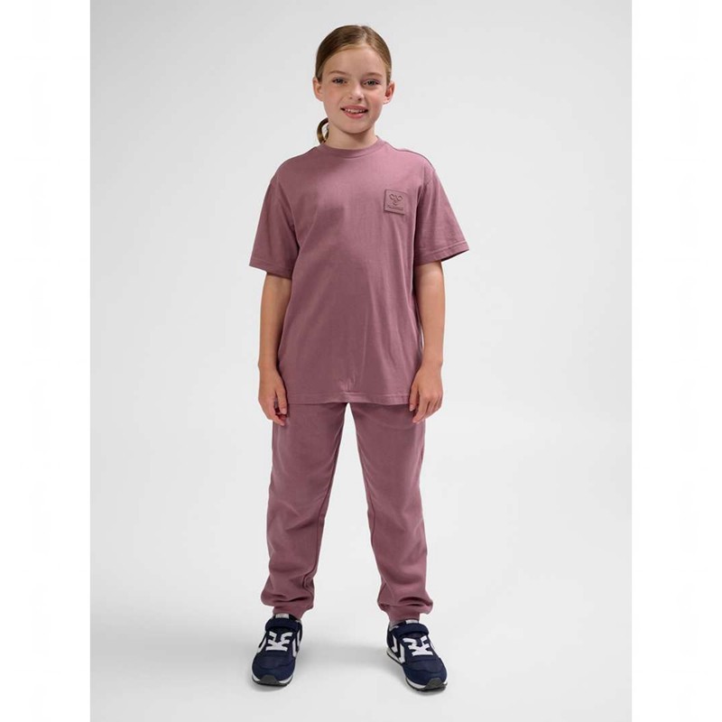 Hummel Clean S/S T-shirt Barn Rosa | 800447-192