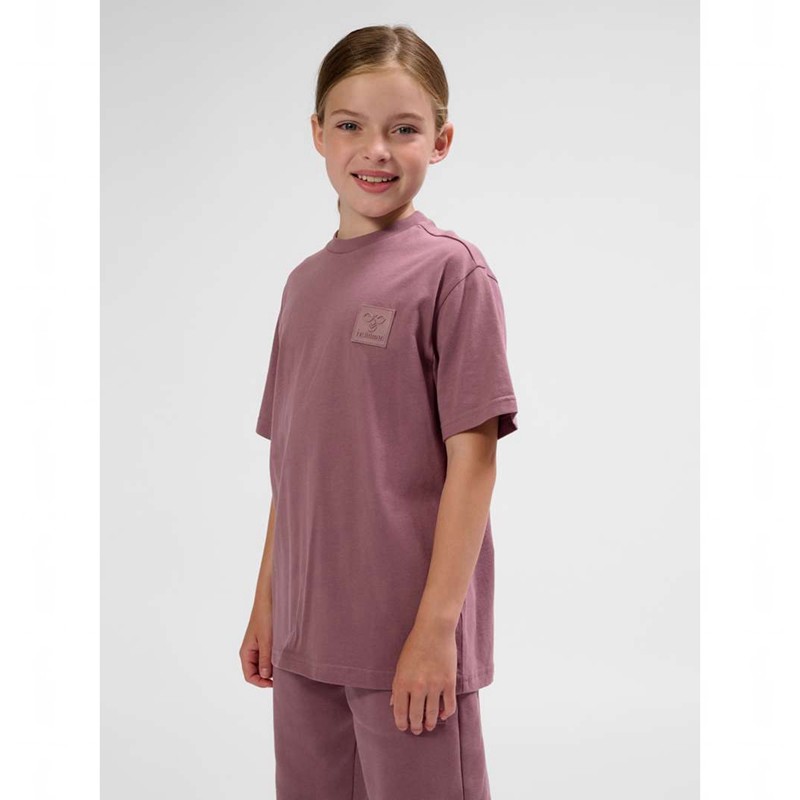Hummel Clean S/S T-shirt Barn Rosa | 800447-192