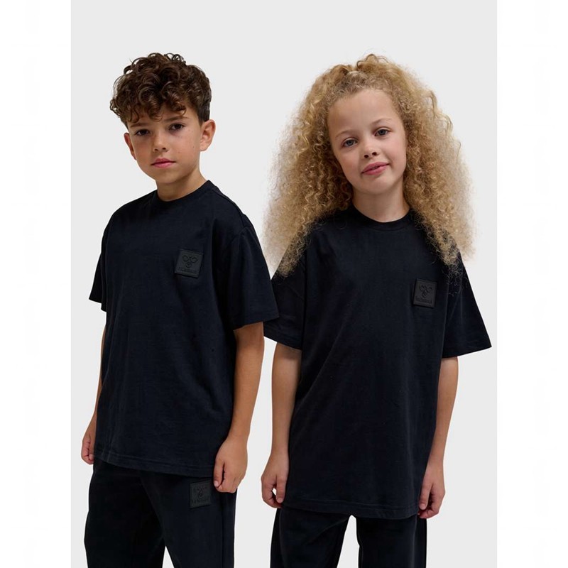Hummel Clean S/S T-shirt Barn Svarta | 491986-239
