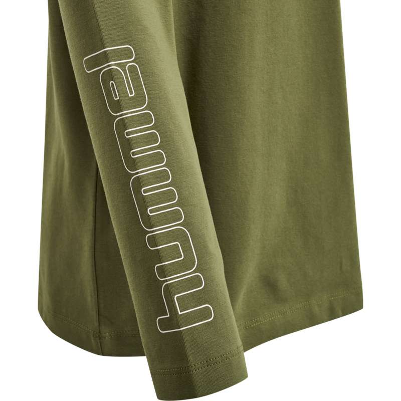 Hummel Cloud L/S T-shirt Barn Olivgröna | 979878-510