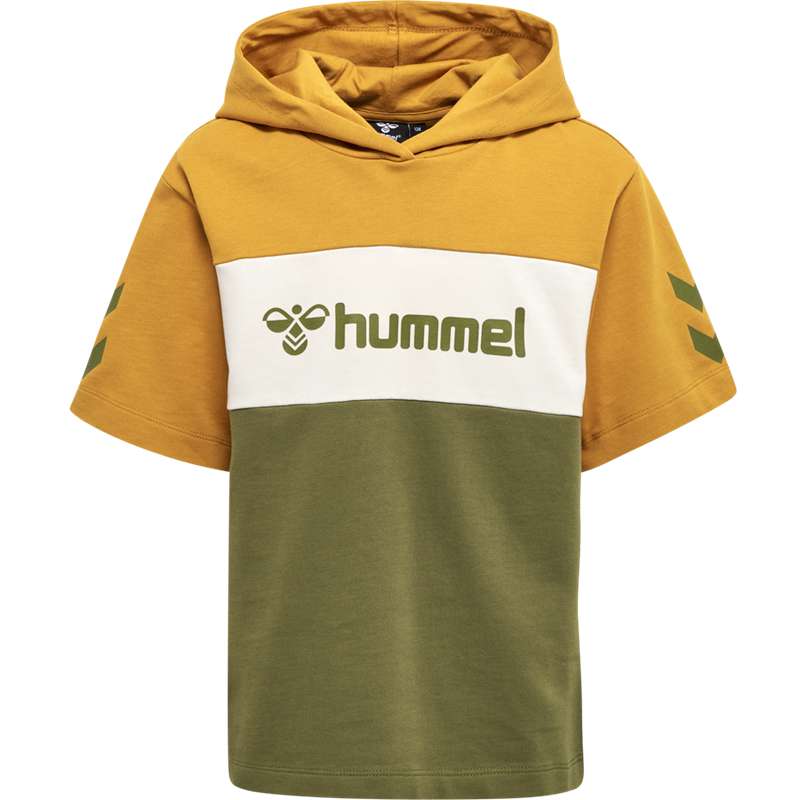 Hummel Cloud S/S Hoodie Barn Olivgröna | 525037-250