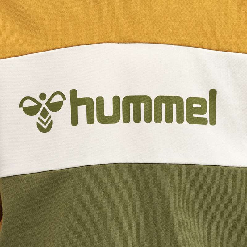 Hummel Cloud S/S Hoodie Barn Olivgröna | 525037-250