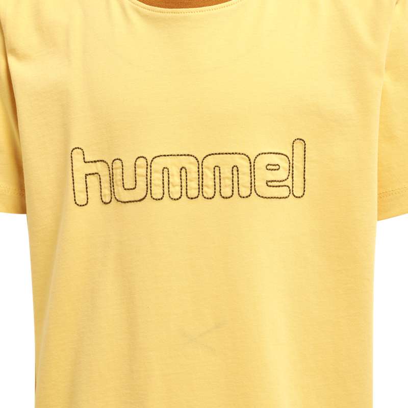 Hummel Cloud S/S T-shirt Barn Gula | 265516-473