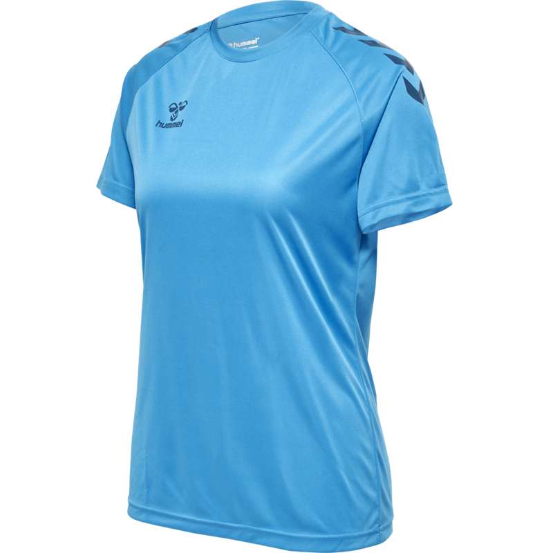 Hummel Core Xk Core Poly S/S T-shirt Dam Blå | 880548-097